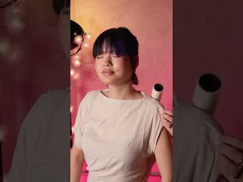 ASMR clothes adjusting soft spoken and lint rolling for perfectly styled outfits ✨ |