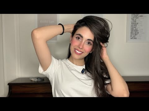 ASMR | Different Hair Styles (high / low ponytail, braids, hair playing & …) 