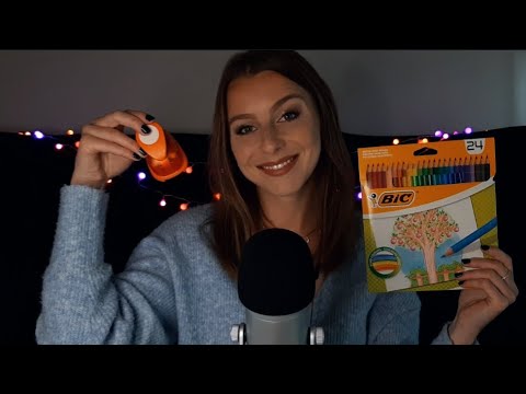 ASMR - On se RELAXE avec mon matériel de MAÎTRESSE 👩🏼‍🏫✏️