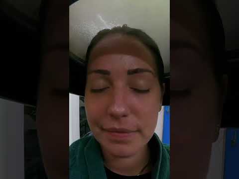 Vapor de ozono en el cabello