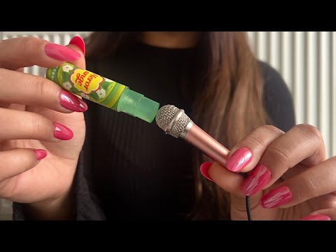 [ASMR] Mini Mic Triggers & Applying Makeup To Mic