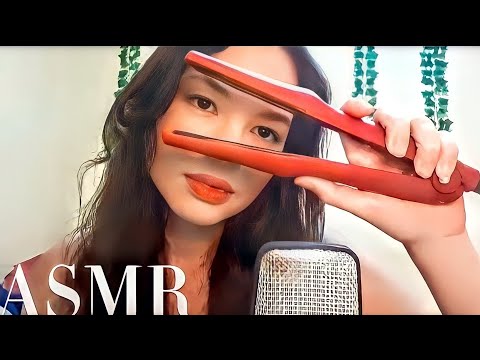 ASMR: FAZENDO CHAPINHA NO SEU CABELO ATÉ QUE DURMA😴 (penteando passando óleo etc.)