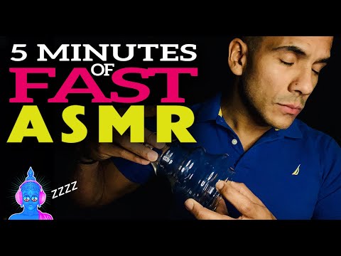 5 MINUTES OF FAST ASMR / NO EFX / EXTREMELY TINGLY!!!