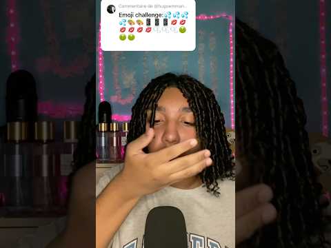 Emoji challenge #asmr #relax #visualtingle #tingles #funny #emoji #foryou