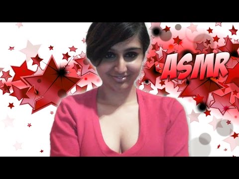 ASMR  Chewing Bubblicious gum, neck massage, Tapping on Jewelry Box Lid