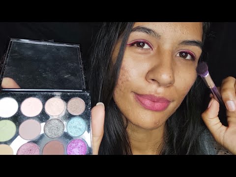 ASMR ROLEPLAY PRIMA TE MAQUIANDO / #ASMRMAKEUP