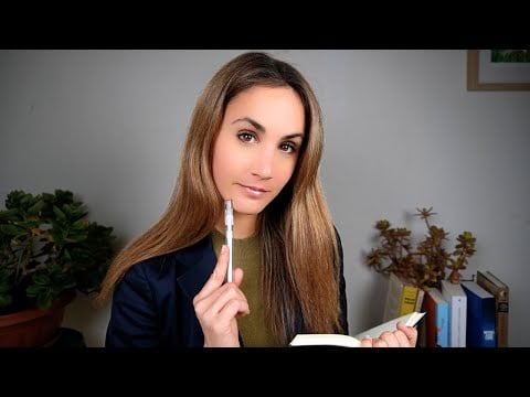 Psicologa ti esamina nel profondo | ASMR ITA | Therapist Roleplay ✧ soft spoken