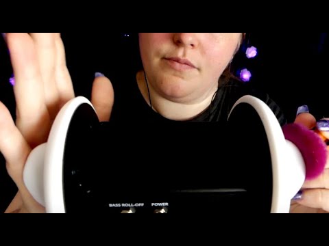 ASMR Ear Brushing. Ear Attention (No Talking)