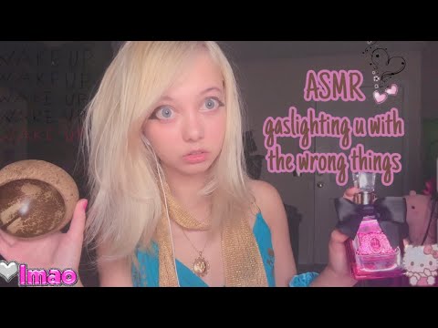 ASMR gaslighting you with the wrong items 🥥🧸(fast and aggressive)