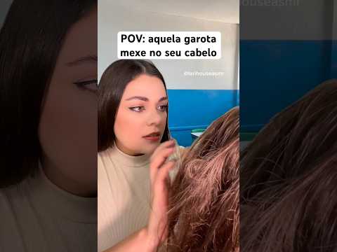 POV: aquela garota mexe no seu cabelo #shorts #asmr #pov