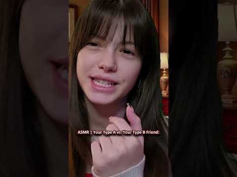 ASMR | Your Type A vs Your Type B Friend: ─♡─ #asmr #asmrroleplay #comedyasmr