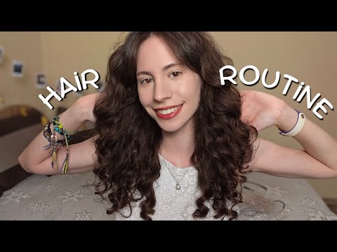 ASMR How To Have Perfect Ringlets 👱🏻‍♀️✨ My Curly Hair Routine