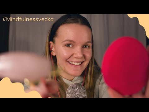 ASMR Mindfulnessövning (Fokusera på dina sinnen och följ mina instruktioner) #mindfulnessvecka
