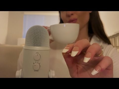 ASMR | tingly trigger words💌☕️(up-close, cupped, clicky whispers)