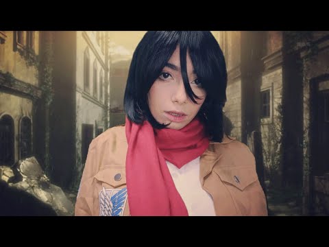 ASMR MIKASA SALVA VOCÊ  | ROLEPLAY