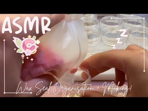 [ASMR] Wax Seals Organising + Making - DaChickTries