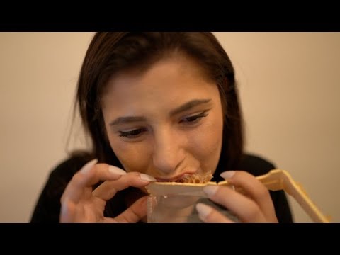 ASMR MUKBANG Eating STICKY, RAW Honeycomb + POP ROCKS | INTENSE SOUNDS