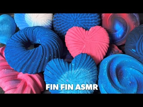 ASMR : 💙🩷Blue Pink Gym Chalk Crush 🩷💙#429