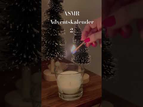 ASMR Adventskalender 2 #germanASMR #christmas #candle