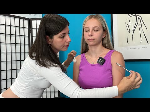 ASMR Full Body Sensory Exam (Cranial Nerve Exam & Back Assessment) Soft Spoken ‘Unintentional’ ASMR