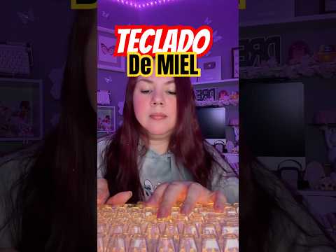 Recepcionista con teclado de MIEL #asmr