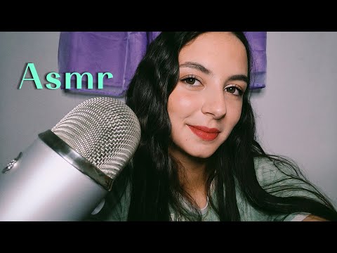 ASMR ME MAQUIANDO E CONVERSANDO COM VOCÊ ATÉ VOCÊ DORMIR!