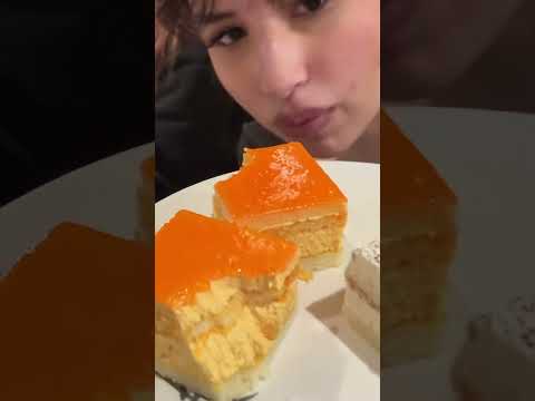 ASMR cake eating at restaurant #asmr #tingles #visualtingle #asmrvideos