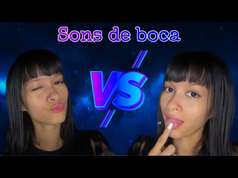 ASMR SONS BOCA MOLHADOS VS SECOS+inaudível