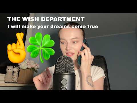ASMR making your wishes come true (super tingly clicky whisper)
