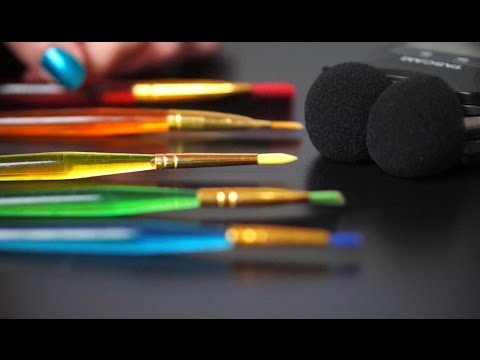 ASMR. Microphone Brushing