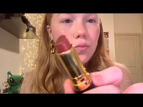 ASMR grwm 💖 my average makeup + whisper rambling 