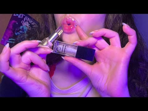 ASMR | 1 Swipe of Lipstick ➡️ 1 Kiss ➡️ 1 Positive Affirmation | Mouth Sounds 💋, Personal Attention