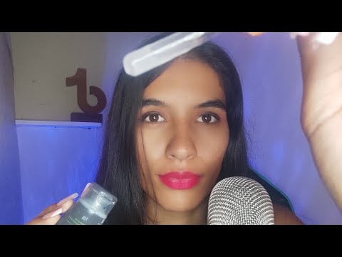 ASMR CUIDANDO DA SUA PELE ATÉ VOCÊ DORMIR 😴