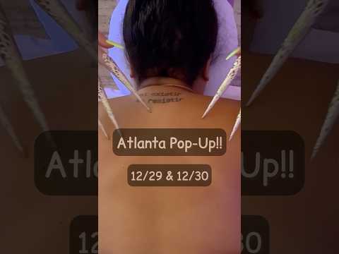 Bringin’ the IRL tingles to Atlanta!!✨ (book FAST! at softtouchasmr.com) #asmrmassage #asmrspa