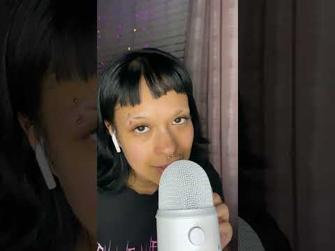 asmr mic brushing/nail tapping/trigger words