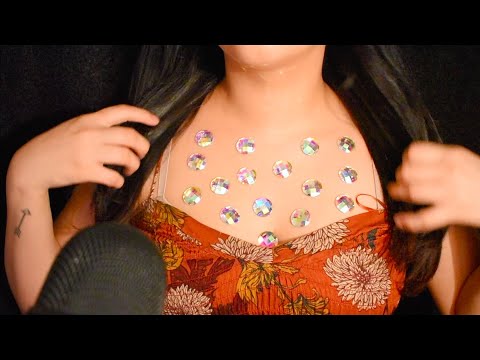 ASMR | Jewel Tapping and Scratching (Brushing)