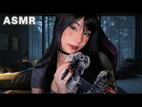 ASMR CUIDANDO DE VOCÊ ESSA NOITE 🌧️ afirmações positivas e muito cafuné ⊹₊⟡