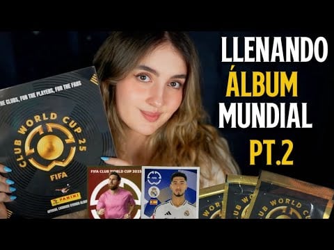 ASMR Llenando el Álbum del Mundial de Clubes FIFA 2025 ⚽️