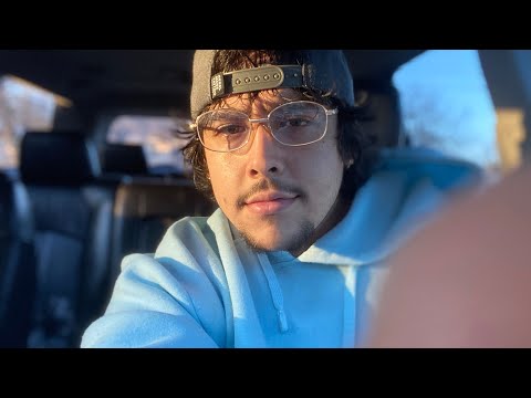 ASMR | Catching up with a friend [ Hand sounds in the Car ]