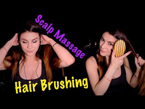 АСМР Массаж Головы, Расчесывание Волос, Уход за Волосами с Маслом / ASMR Hair Brushing, Head Massage