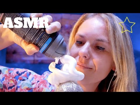 ASMR FR 🧼 De la mousse et des gants pour un gros dodo