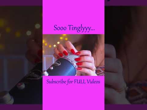 ASMR Mic Scratching, Plastic Wrap over Mic 🔥 #shorts