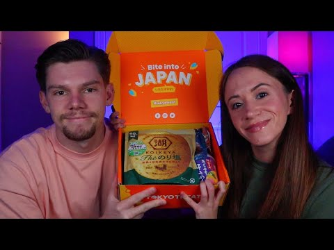 ASMR / Trying Treats From Tokyo w/ My Boyfriend