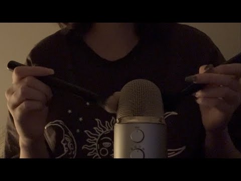 ASMR - Tingly Mic Brushing! (Mic Brushing + Brush Tapping)