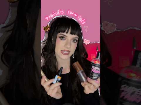 PRODUITS TERMINÉS : Je rachète ou pas ?? 🤔 #asmr #asmrfrançais #produitsterminés