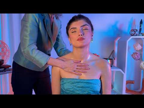 ASMR Reiki Persona Reale ✨ Chakra della Gola ✨ PULIZIA ENERGETICA e MASSAGGIO RILASSANTE agli Agrumi