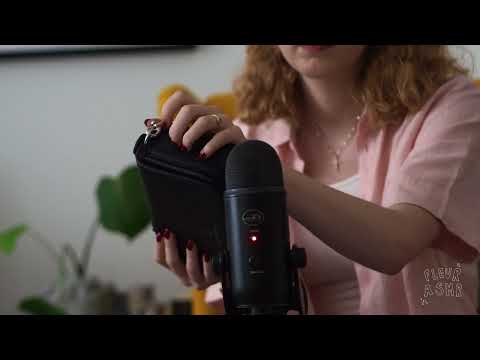 ASMR Fast Tapping on leather bag no talking