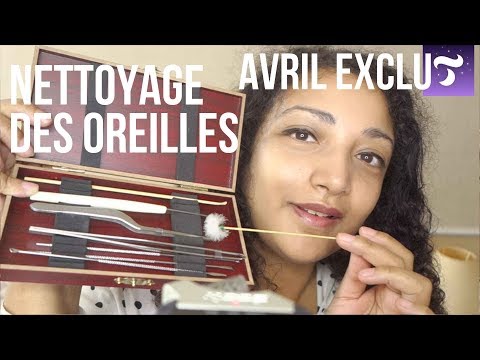 ASMR nettoyage des oreilles Avril exclu membres Tingles *Extrait
