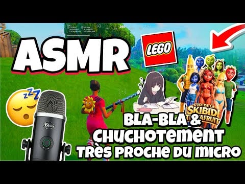 ASMR Français • CHUCHOTEMENT et BLABLA TRES PROCHE DU MICRO EN CLOSE UP ! (je raconte ma vie)