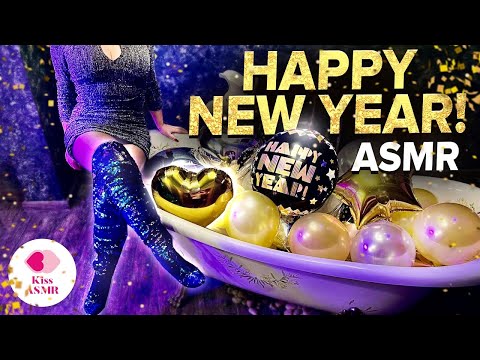 ASMR | Crushing Happy New Year with Glitter High Boots 4K